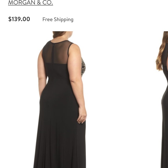 Black beaded dress - Picture 5 of 6